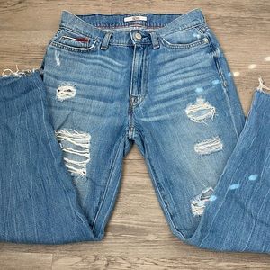 Tommy Hilfiger Denim - Distressed Mom Jeans
